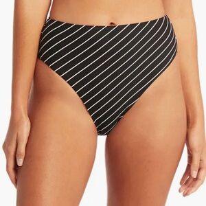 Sea Level Australia Shoreline Retro High Waist Bottom Size 8
